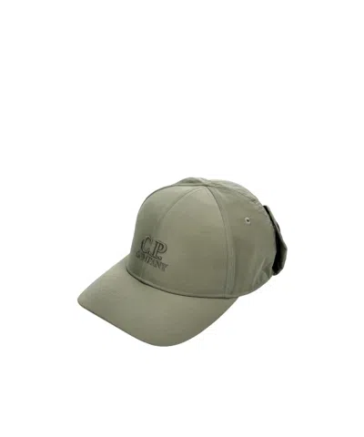 C.p. Company C.p.company Chrome-r Goggle Cap In Green