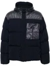 C.p. Company C. P. Company Eco Chrome-r Goggle Down Jacket In Black