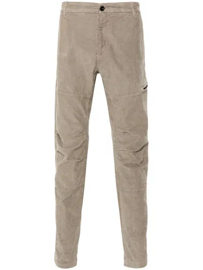C.p. Company Tapered-hose Aus Cord In Neutrals