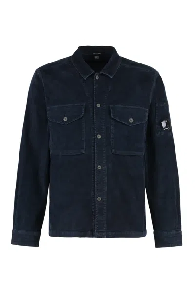 C.P. COMPANY C.P.COMPANY CORDUROY SHIRT JACKET WITH POCKET
