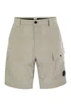 C.p. Company Cp Company Cotton Cargo Shorts With Lens