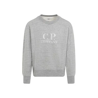 C.p. Company C.p.company Cotton Crewneck Sweatshirt In Gray