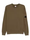 C.p. Company C.p.company Cotton Crewneck Sweatshirt In Brown