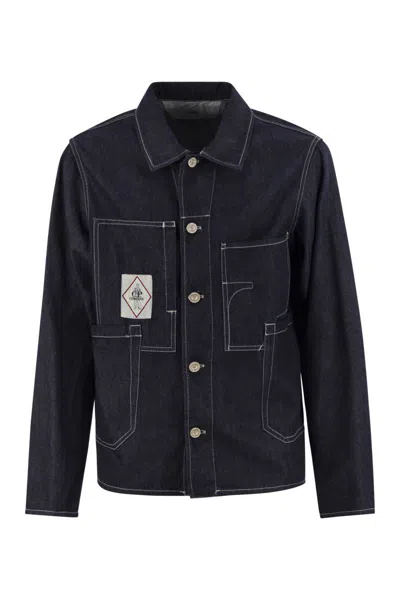 C.p. Company C.p.company Cotton Denim Jacket In Blue