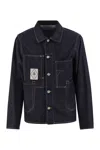 C.p. Company C.p.company Cotton Denim Jacket In Black