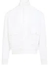 C.p. Company C.p.company Full Button Sweatshirt In White