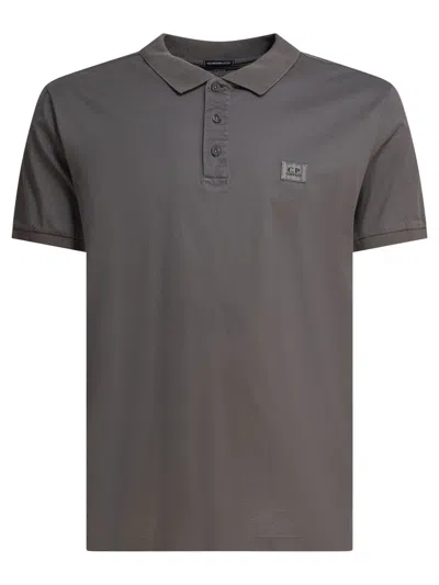 C.p. Company C.p.company Cotton Polo Shirt In Grey
