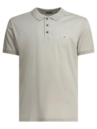 C.p. Company C.p.company Cotton Polo Shirt In Grey