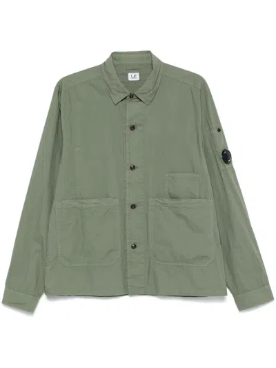 C.p. Company C.p.company Cotton Shirt In Green