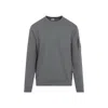C.p. Company Grey Sweatshirt With Distinctive Arm Pocket In Gray