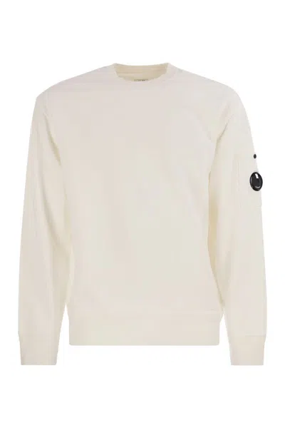 C.P. COMPANY C.P.COMPANY COTTON SWEATSHIRT WITH LENS
