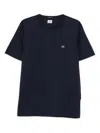 C.p. Company C.p.company Cotton T-shirt With Logo In Blue