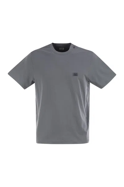 C.p. Company C.p.company Cotton T-shirt With Logo Patch