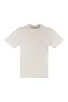 C.p. Company C.p.company Cotton T-shirt With Print On The Back In White