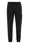 C.p. Company C. P. Company Cotton Fleece Sweatpants In Black