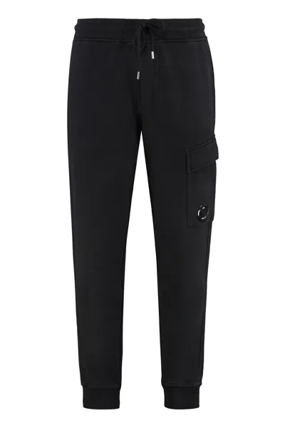 C.p. Company C.p.company Cotton Track-pants In Black