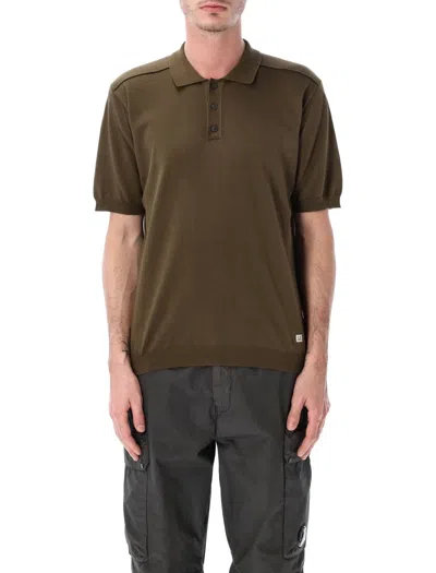 C.p. Company C.p.company  Cotton Short-sleeve Polo In Brown
