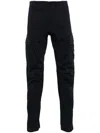 C.p. Company Straight-fit Cargo Pants With Subtle Lens Detail