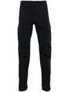 C.p. Company C.p.company Cotton Cargo Trousers In Black
