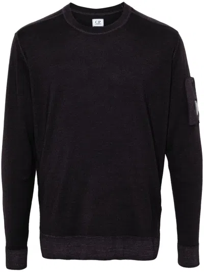 C.P. COMPANY C.P.COMPANY CP COMPANY LENS-EMBELLISHED SWEATER