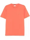 C.p. Company C.p.company  Logo-patch T-shirt In Orange