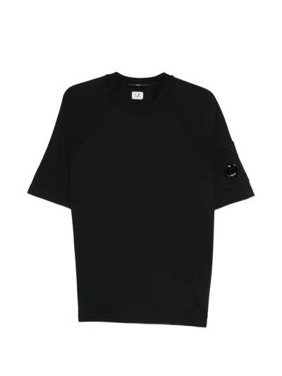 C.p. Company C.p.company  Logo-patch Pocket T-shirt In Black