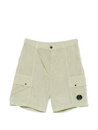 C.p. Company C.p.company  Pocket-detail Shorts In Green