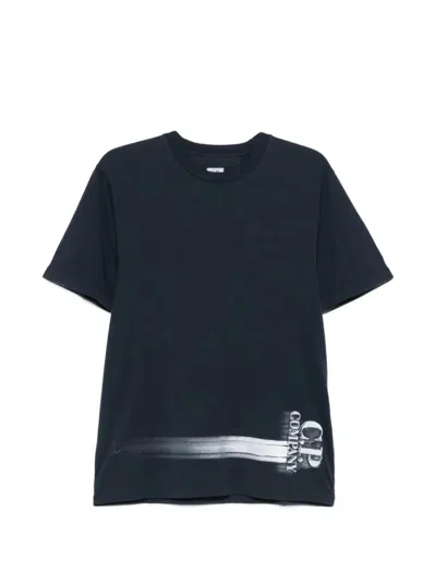 C.p. Company C.p.company  Short-sleeve Graphic-print T-shirt In Blue