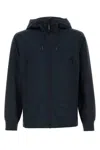 C.p. Company C.p.company Dark Blue Stretch Polyester Blend Jacket