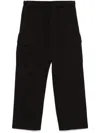 C.p. Company C.p.company Diagonal Raised Fleece Cargo Sweatpants In Black