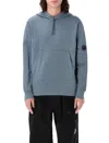 C.p. Company C.p.company Diagonal Raised Fleece Lens Hooded Sweatshirt