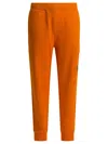 C.p. Company C.p.company Diagonal Raised Fleece Sweatpants In Orange