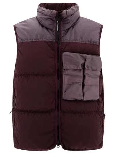 C.p. Company Eco-chrome Jackets In Red