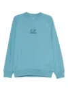 C.p. Company C.p.company Embroidered Sweater In Blue