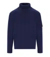 C.p. Company Sweater With Unique Design And Material In Blue