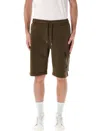 C.p. Company C.p.company Fleece Lens Short