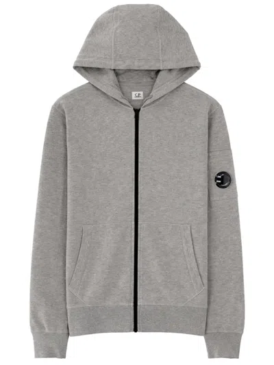 C.p. Company C.p.company Grey Cotton Sweatshirt In Gray