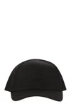 C.p. Company C.p.company Hat With Visor And Embroidered Logo In Black