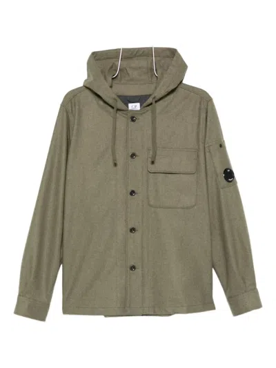 C.P. COMPANY C.P.COMPANY HOODED JACKET WITH BUTTON CLOSURE