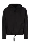 C.P. COMPANY C.P.COMPANY HOODED JACKET WITH HALF ZIP