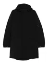 C.p. Company C.p.company Hooded Parka In Black