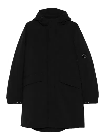 C.p. Company C.p.company Hooded Parka In Black