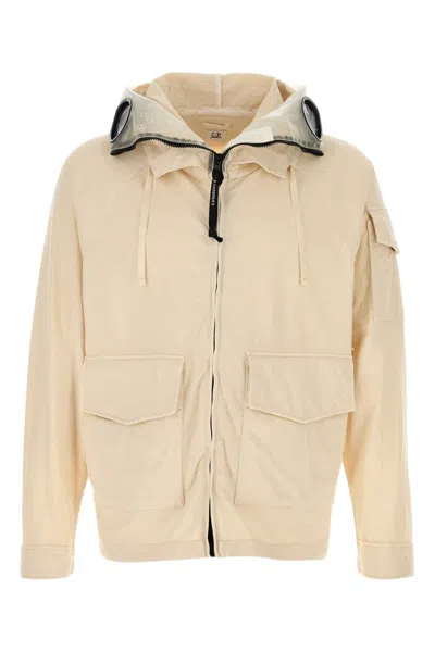 C.P. COMPANY C.P.COMPANY IVORY NYLON EXPLORER JACKET