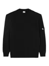 C.p. Company C.p.company Knitwear Crew Neck In Black