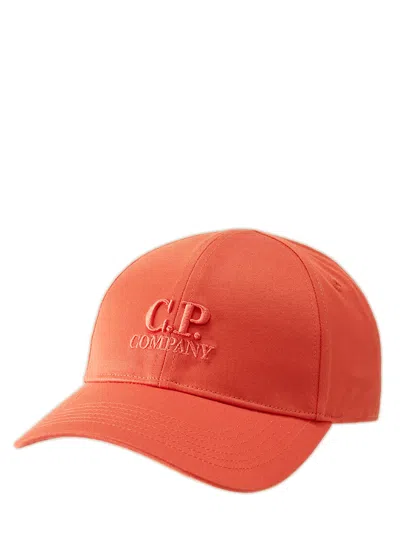 C.p. Company C.p.company Logo Baseball Cap In Orange