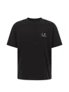 C.p. Company C.p.company Logo-print Short-sleeve Tee In Black
