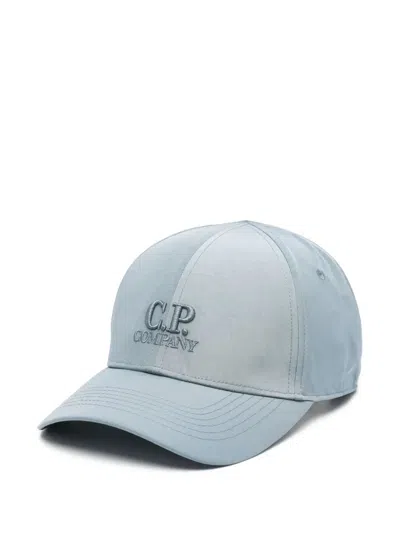 C.p. Company C.p.company Logo Embroidered Cap In Blue