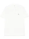 C.p. Company Cp Company Stretch Piquet Regular Polo Shirt In White