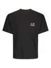 C.p. Company C.p.company Logo-print Short-sleeve Tee In Black