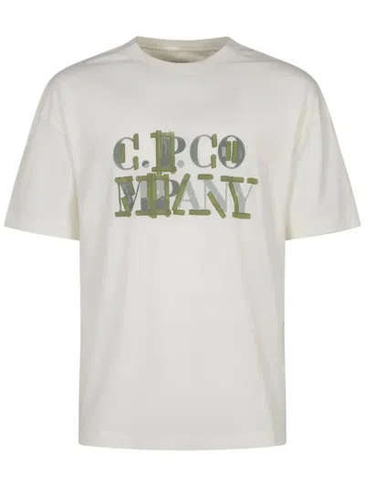 C.p. Company C.p.company Logo Print T Shirt